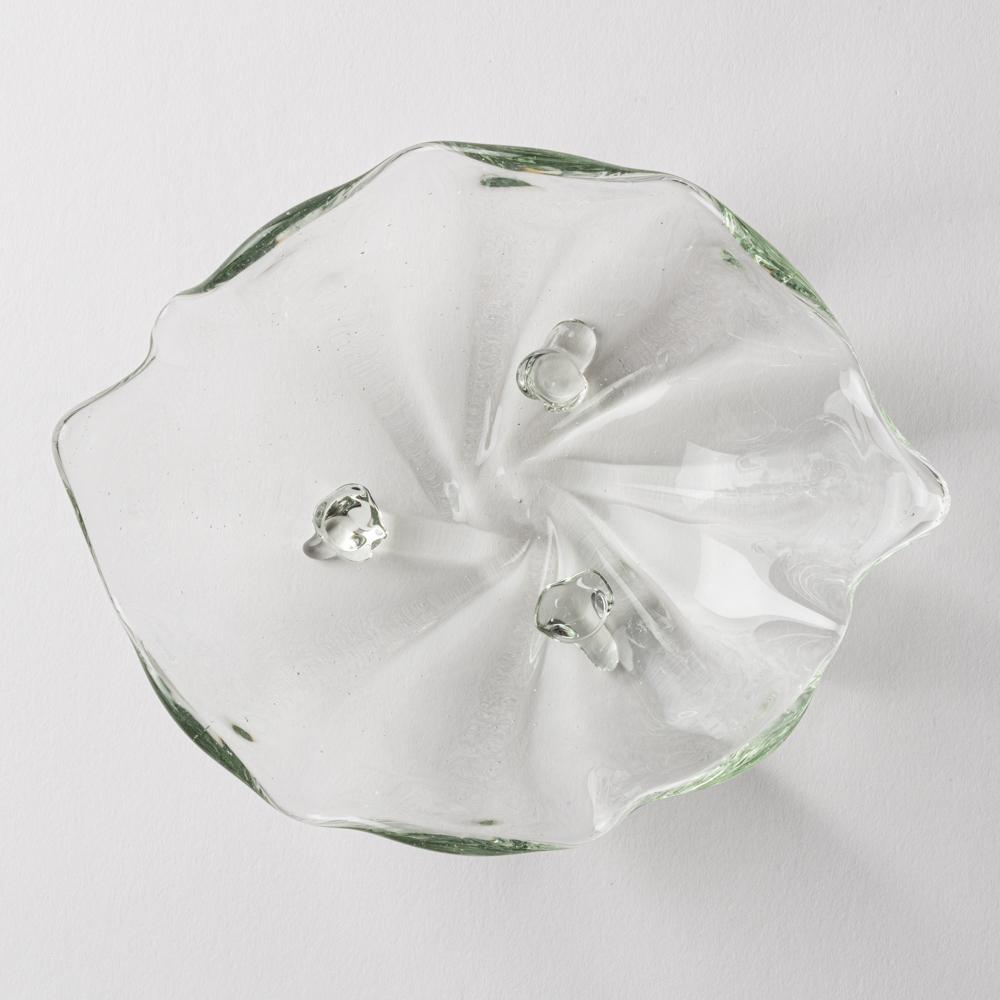 琉球ガラス工房 glass32 足付うず小鉢 琉球ガラス工房glass32 琉球ガラス