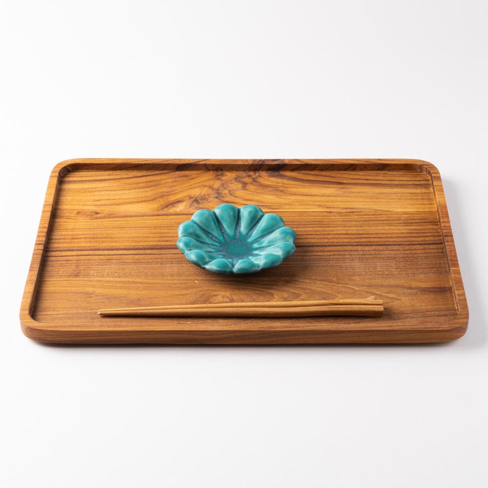 昇陽窯 碧 輪花豆皿 丹波焼 昇陽窯 丹波焼