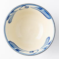 やちむん 陶眞窯 4寸マカイ 染付 コバルト唐草 やちむん 陶眞窯 やちむん