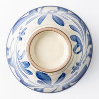 やちむん 陶眞窯 4寸マカイ 染付 コバルト唐草 やちむん 陶眞窯 やちむん