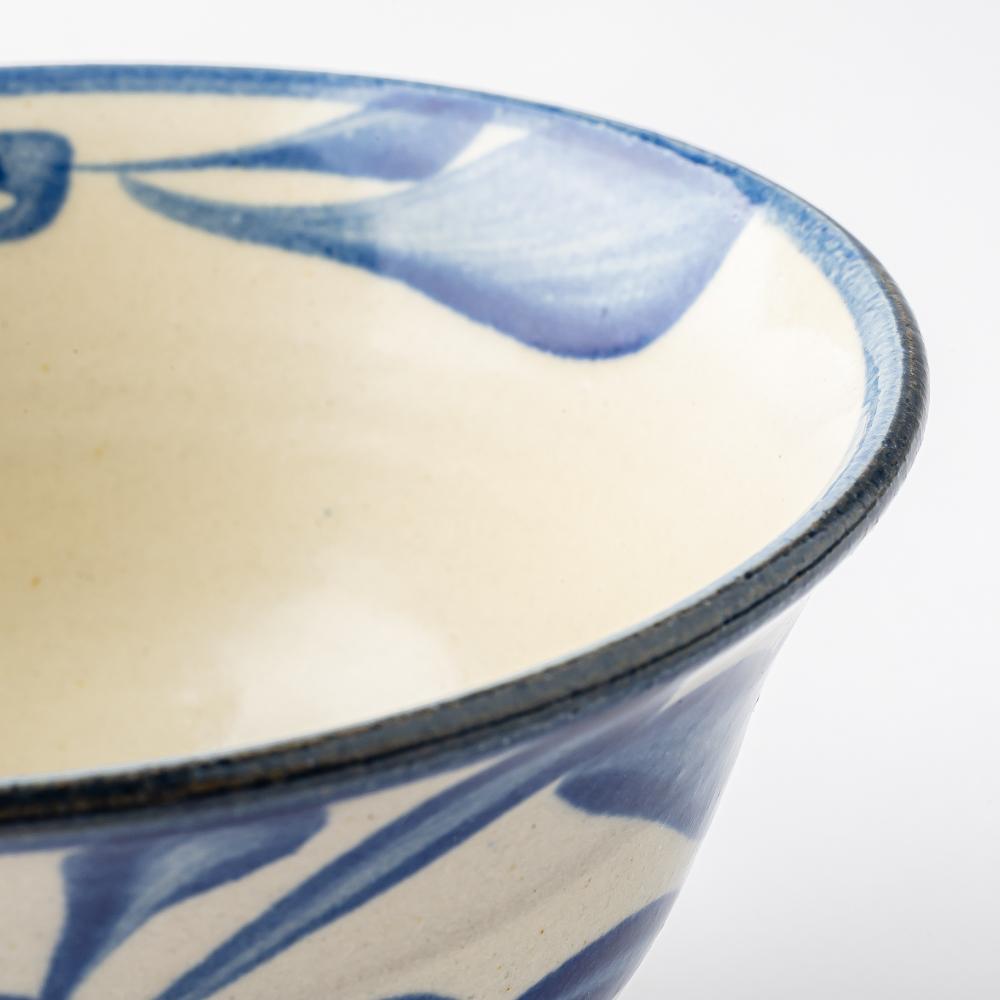 やちむん 陶眞窯 4寸マカイ 染付 コバルト唐草 やちむん 陶眞窯 やちむん