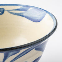 やちむん 陶眞窯 4寸マカイ 染付 コバルト唐草 やちむん 陶眞窯 やちむん