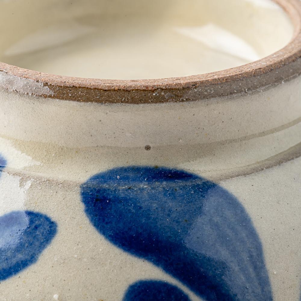 やちむん 陶眞窯 4寸マカイ 染付 コバルト唐草 やちむん 陶眞窯 やちむん