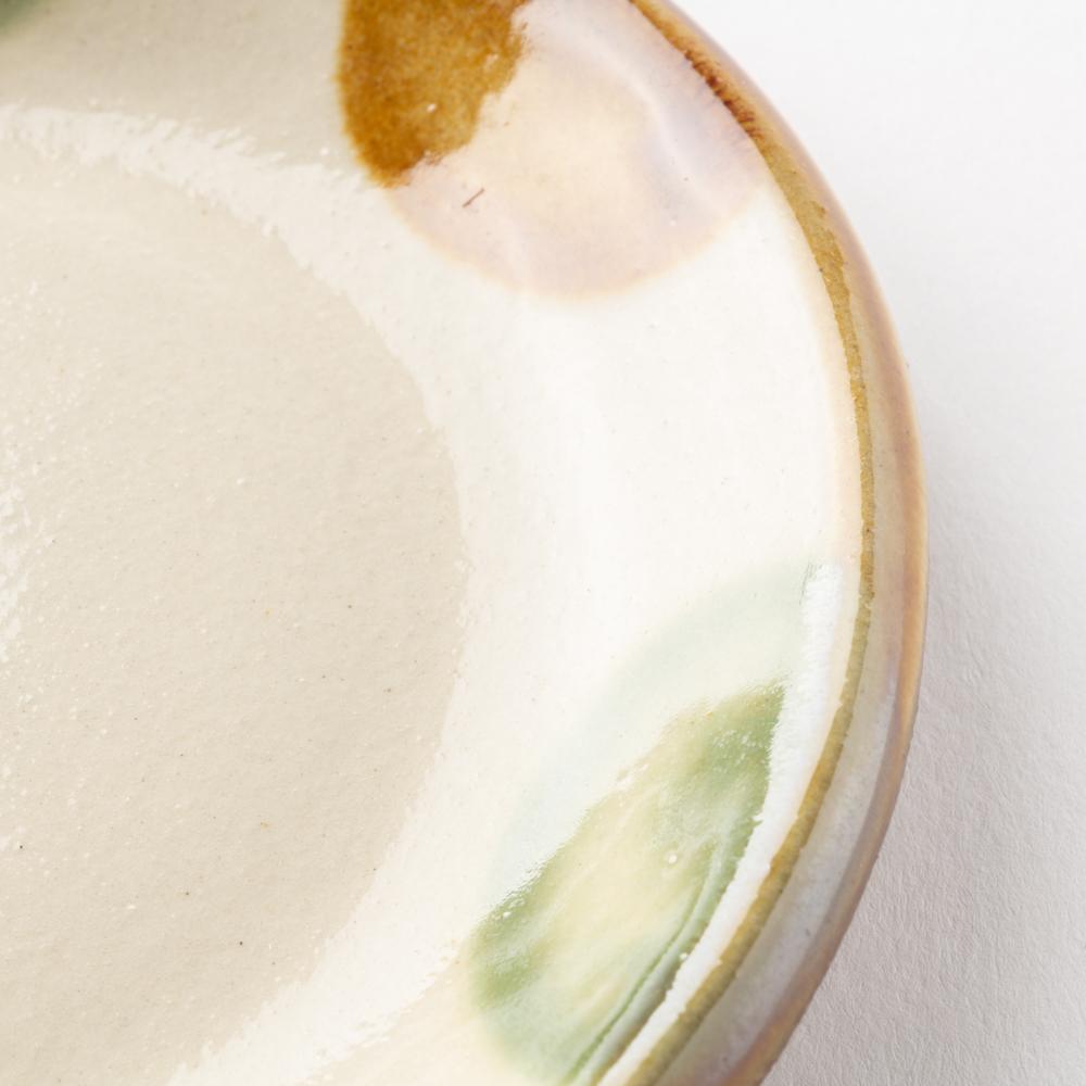 やちむん 陶眞窯 4寸プレート 染付 ドット(アメオリベ) やちむん 陶眞窯 やちむん