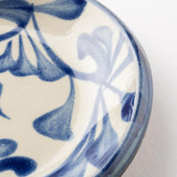 やちむん 陶眞窯 4寸プレート 染付 コバルト唐草 やちむん 陶眞窯 やちむん