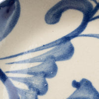 やちむん 陶眞窯 4寸プレート 染付 コバルト唐草 やちむん 陶眞窯 やちむん