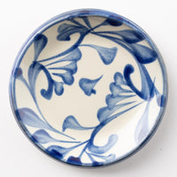 やちむん 陶眞窯 4寸プレート 染付 コバルト唐草 やちむん 陶眞窯 やちむん