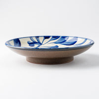 やちむん 陶眞窯 5寸皿 染付 コバルト唐草 やちむん 陶眞窯 やちむん