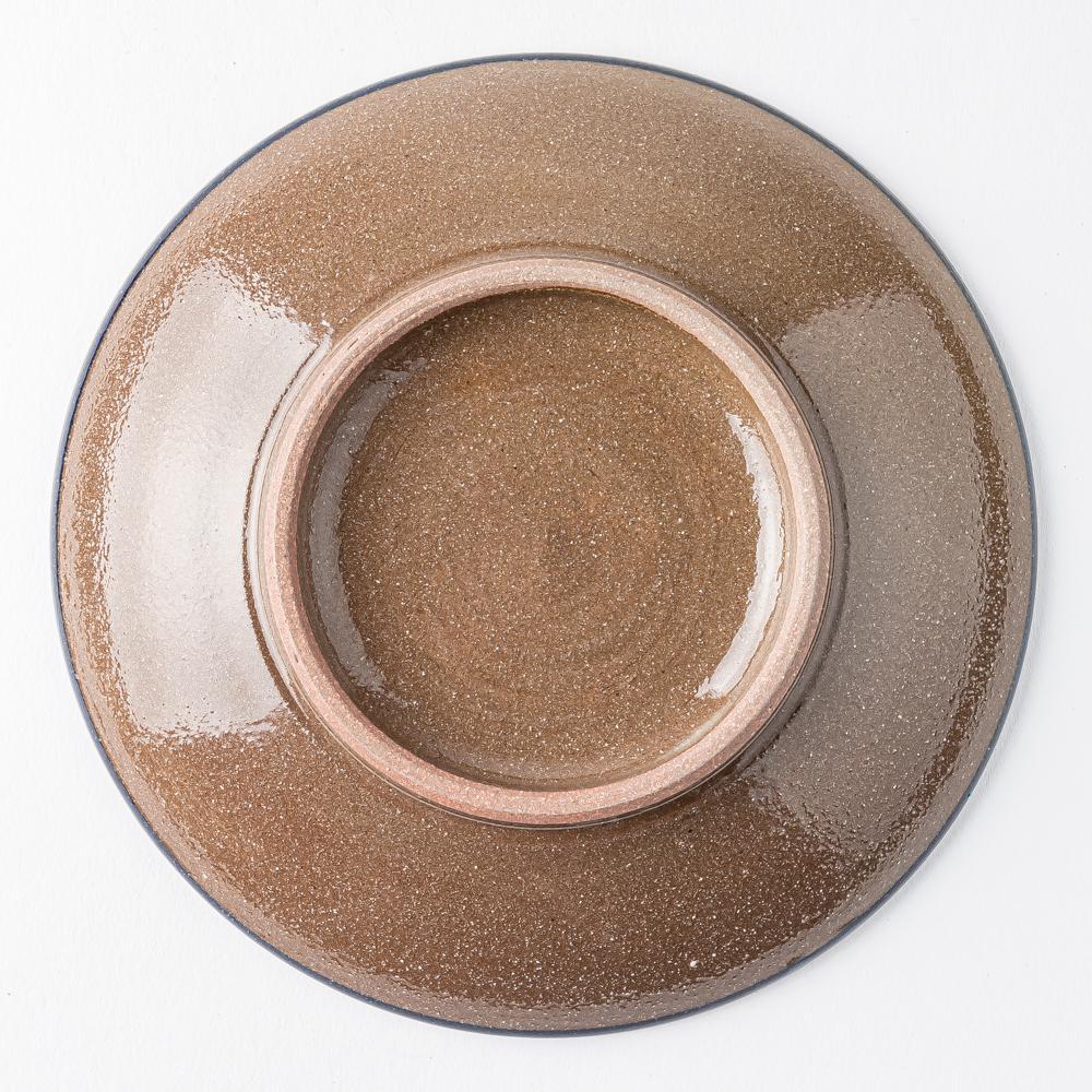 やちむん 陶眞窯 5寸皿 染付 コバルト唐草 やちむん 陶眞窯 やちむん