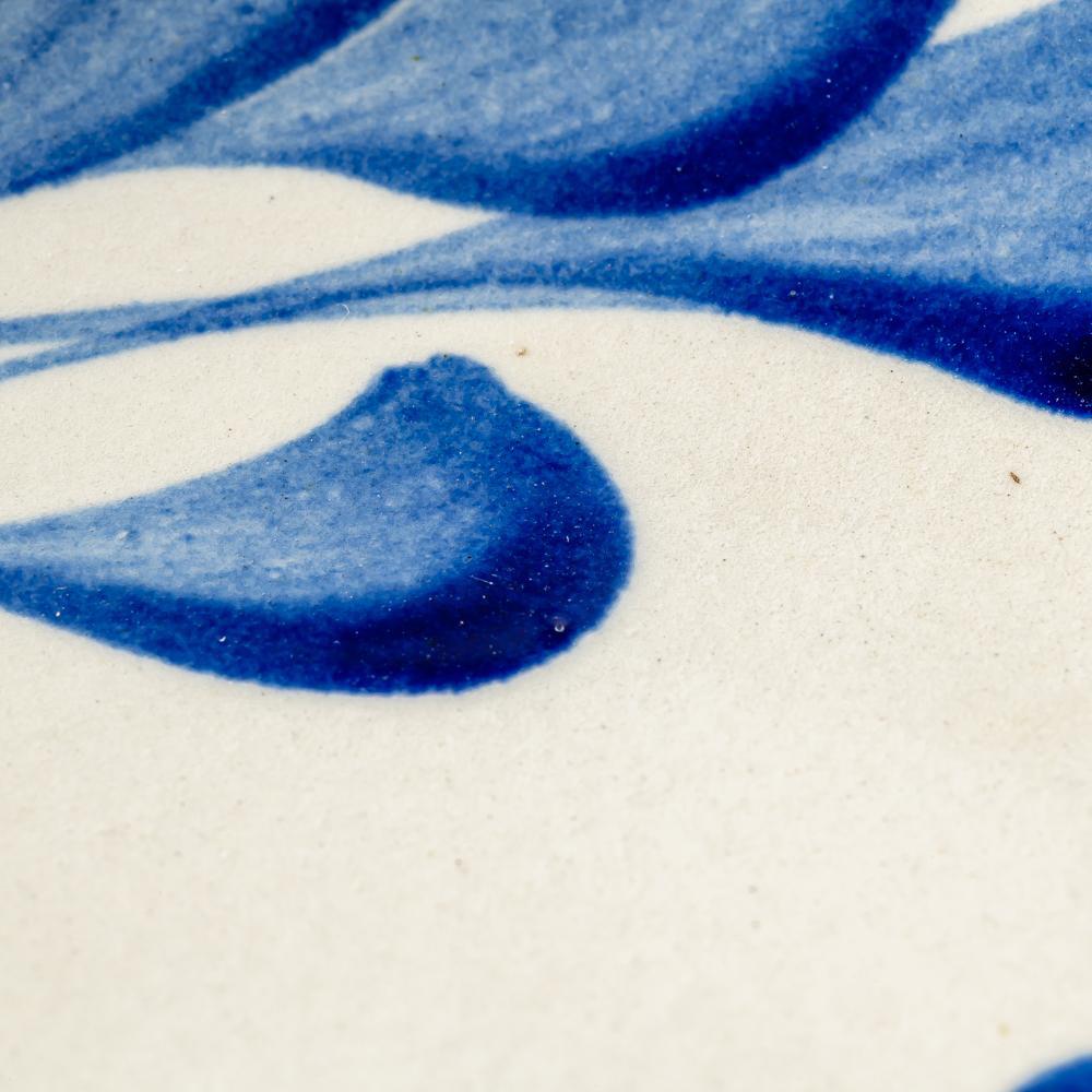 やちむん 陶眞窯 5寸皿 染付 コバルト唐草 やちむん 陶眞窯 やちむん