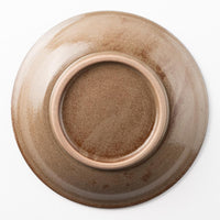 やちむん 陶眞窯 7寸皿 赤絵ブーゲンビレア やちむん 陶眞窯 やちむん