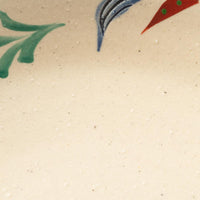 やちむん 陶眞窯 7寸皿 赤絵デイゴ やちむん 陶眞窯 やちむん