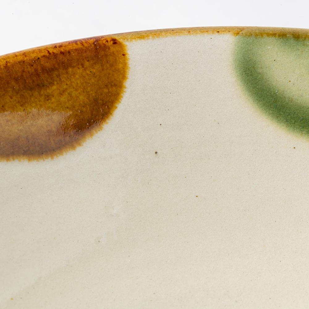 やちむん 陶眞窯 7寸皿 染付 ドット(アメオリベ) やちむん 陶眞窯 やちむん