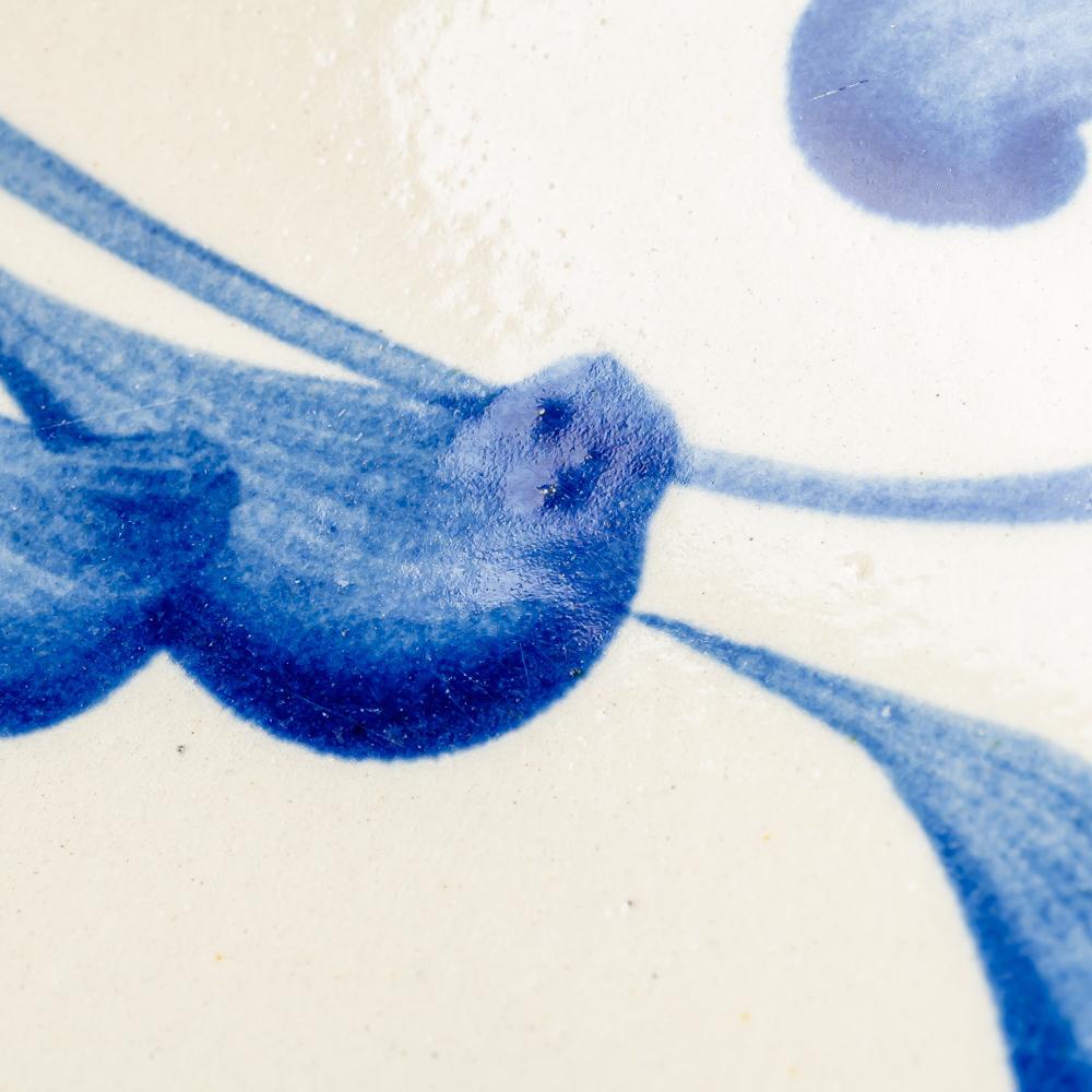 やちむん 陶眞窯 7寸皿 染付 コバルト唐草 やちむん 陶眞窯 やちむん