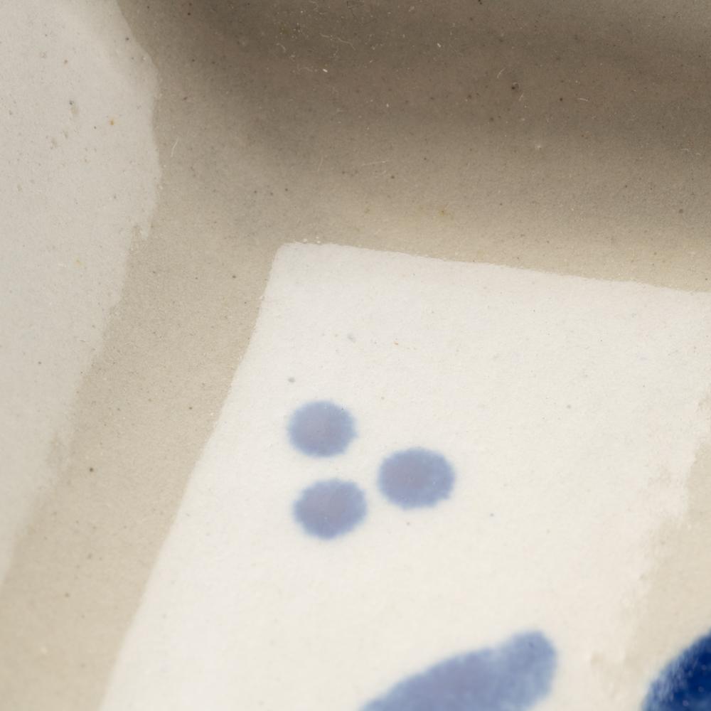 やちむん 陶眞窯 長角皿(13×20) 染付 コバルト唐草 やちむん 陶眞窯 やちむん