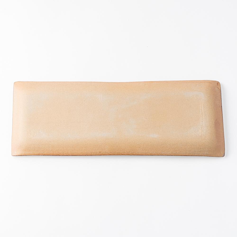 やちむん 陶眞窯 長角皿(サンマ皿) 染付 ドット(アメオリベ) やちむん 陶眞窯 やちむん