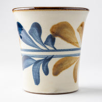 やちむん 陶眞窯 フリーカップ 染付 デイゴ唐草 やちむん 陶眞窯 やちむん