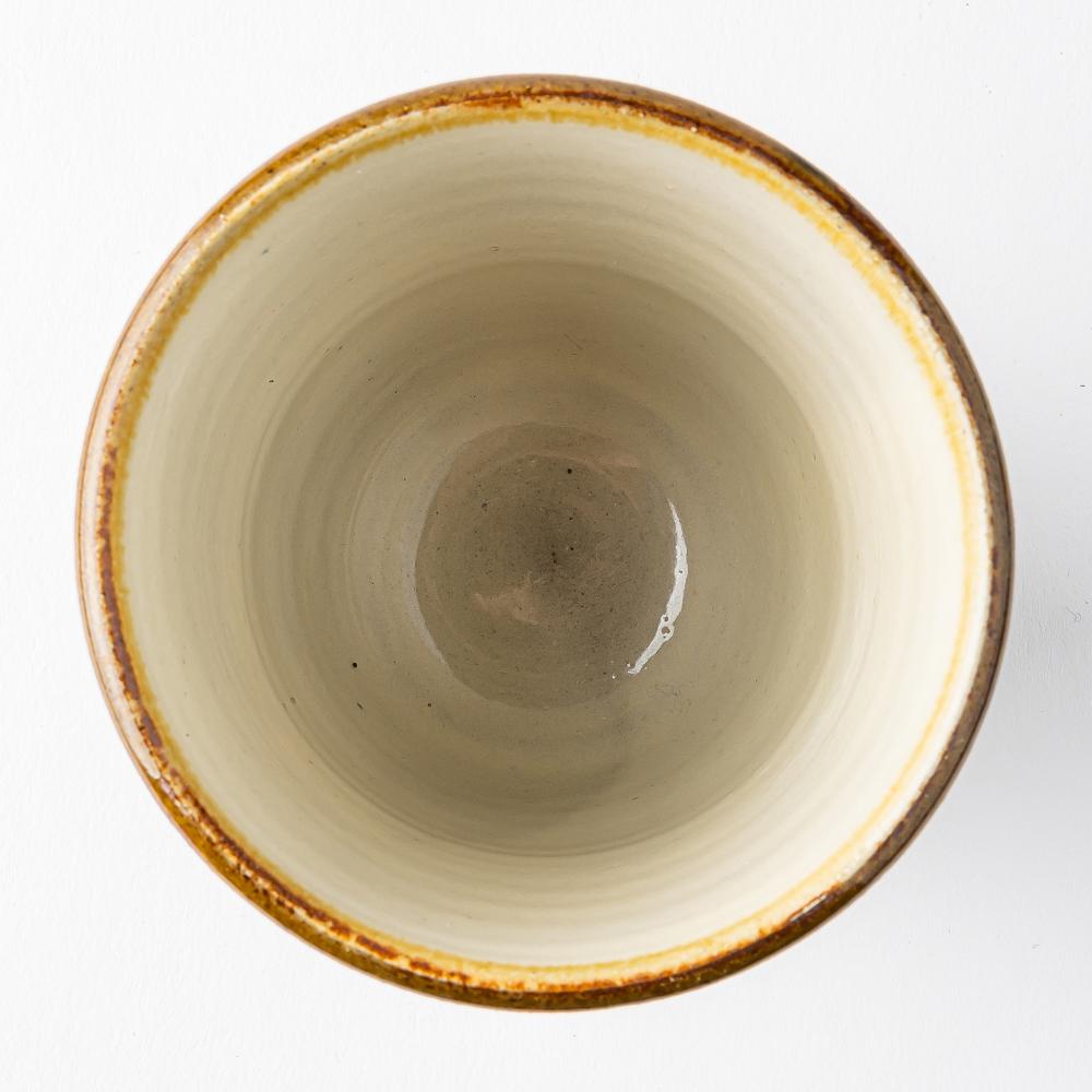 やちむん 陶眞窯 フリーカップ 染付 ゴスアメ唐草 やちむん 陶眞窯 やちむん