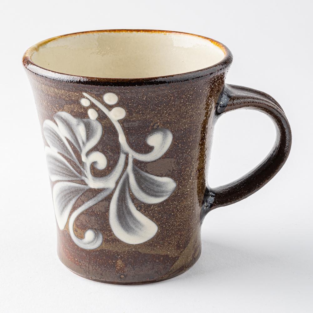 やちむん 陶眞窯 マグカップ 白いっちん やちむん 陶眞窯 やちむん