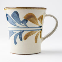 やちむん 陶眞窯 マグカップ 染付 デイゴ唐草 やちむん 陶眞窯 やちむん