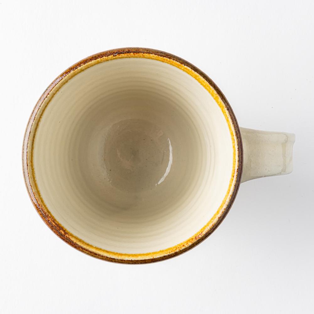 やちむん 陶眞窯 マグカップ 染付 ゴスアメ唐草 やちむん 陶眞窯 やちむん