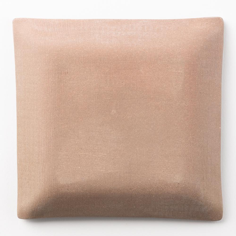 やちむん 陶眞窯 四角皿(15cm) 白いっちん やちむん 陶眞窯 やちむん