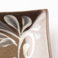 やちむん 陶眞窯 四角皿(15cm) 白いっちん やちむん 陶眞窯 やちむん