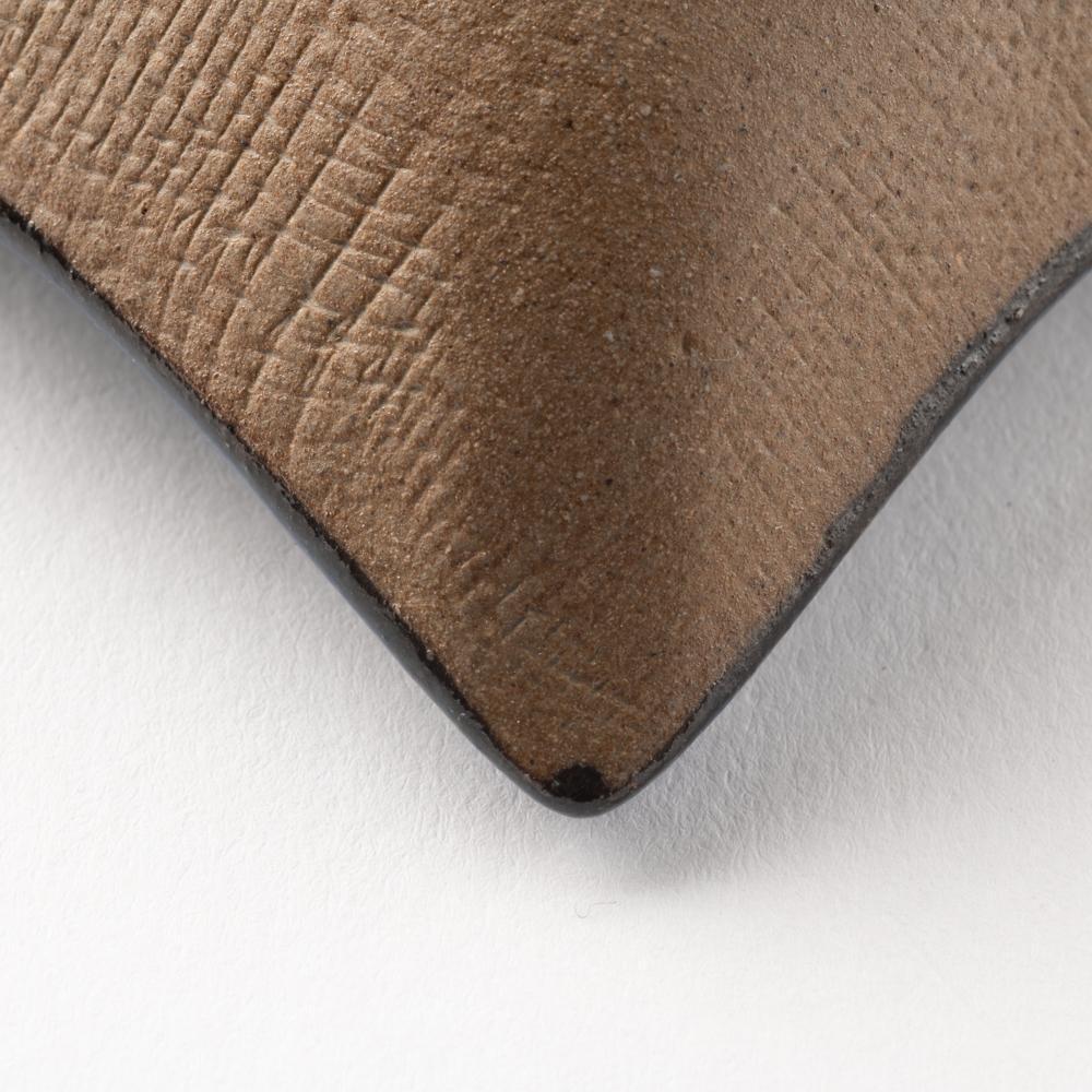 やちむん 陶眞窯 四角皿(8.5cm) コバルト唐草 やちむん 陶眞窯 やちむん