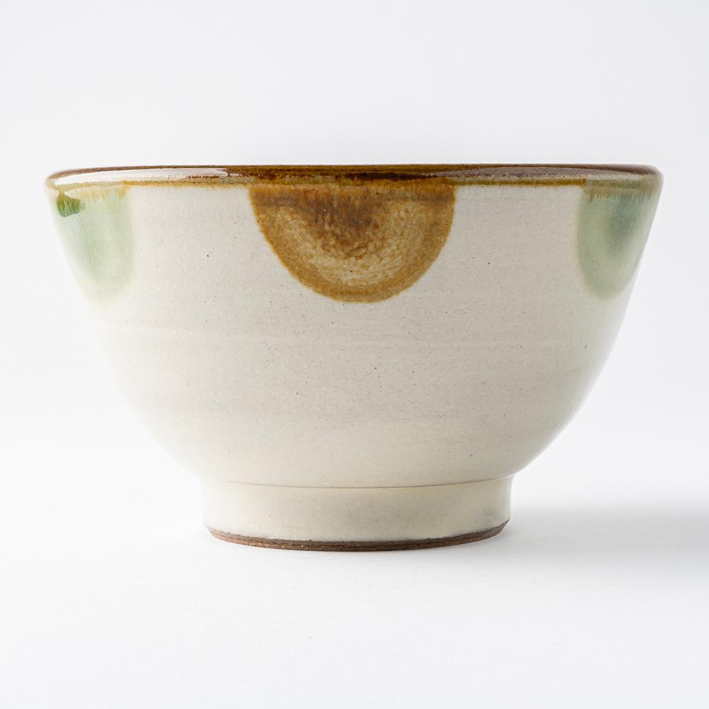 やちむん 陶眞窯 汁マカイ 染付 ドット(アメオリベ) やちむん 陶眞窯 やちむん