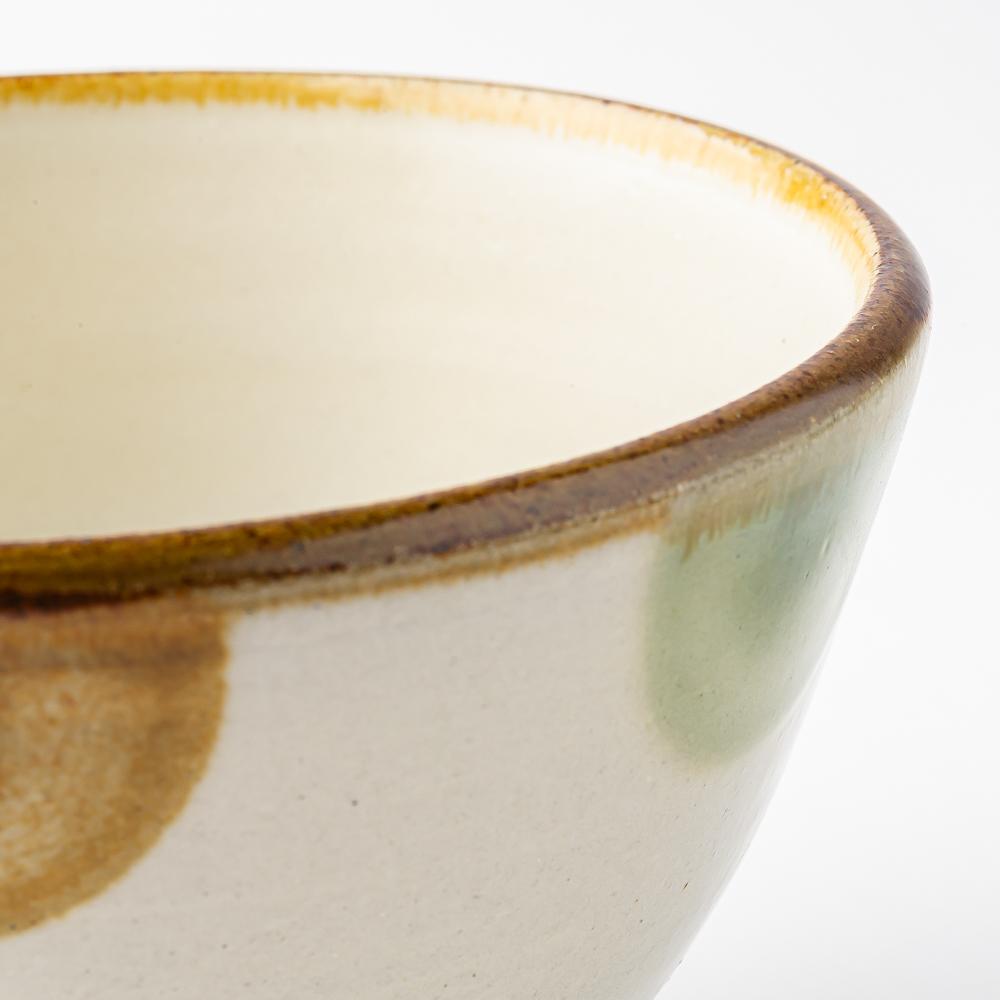 やちむん 陶眞窯 汁マカイ 染付 ドット(アメオリベ) やちむん 陶眞窯 やちむん