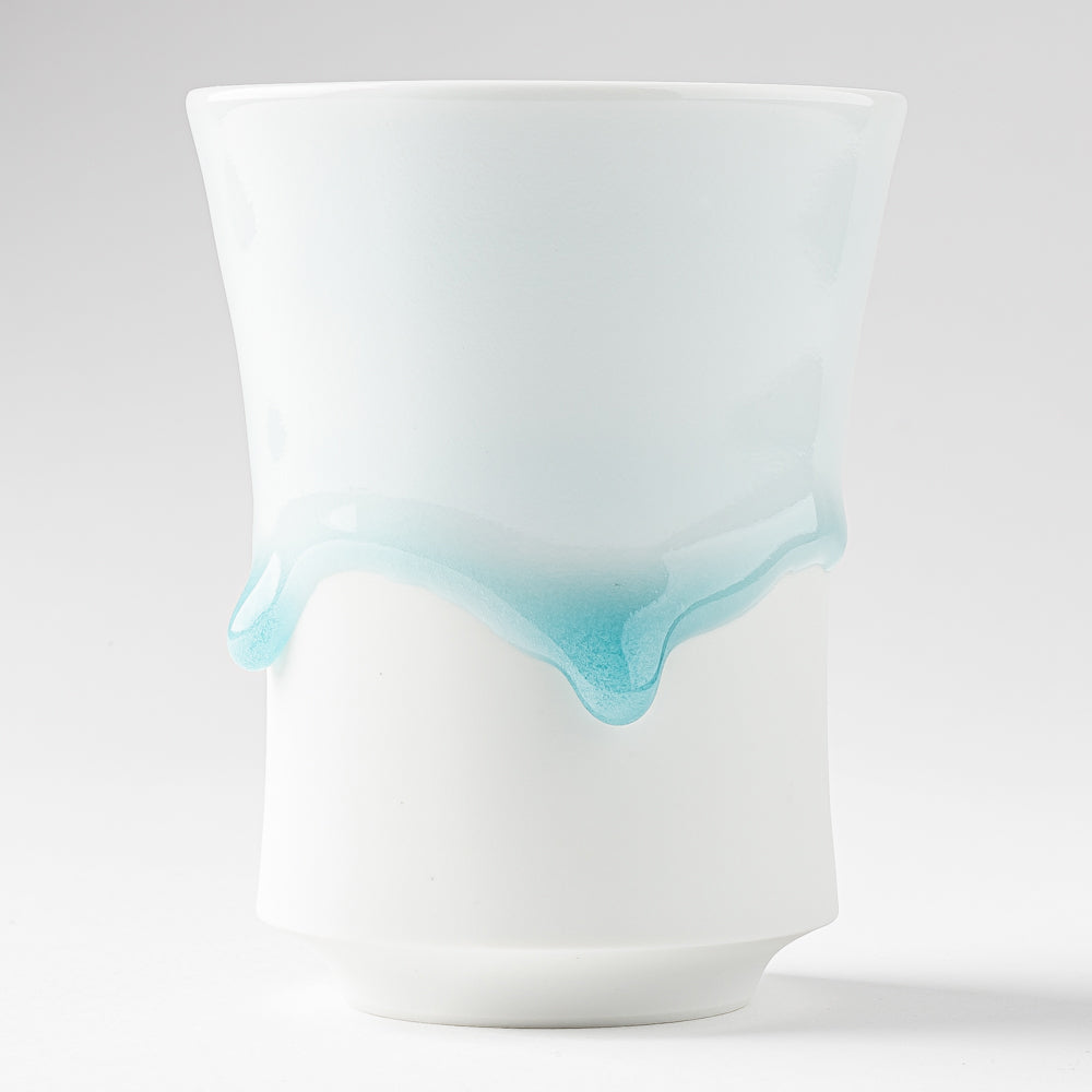 西隆行さん　グラス（大）　ボウル 作家 西隆行 雫グラス 筒型（大） ¥6,600 大人の焼き物