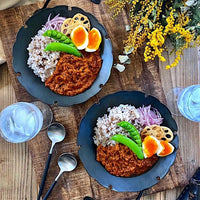 yoshida pottery 雪輪皿 大人black yoshida pottery 陶磁器作家もの