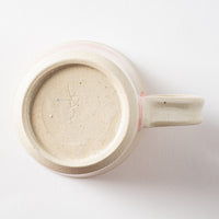 やちむん工房 與那嶺 唐草染付 マグカップ パステルシリーズ(ピンク) やちむん工房 與那嶺 やちむん