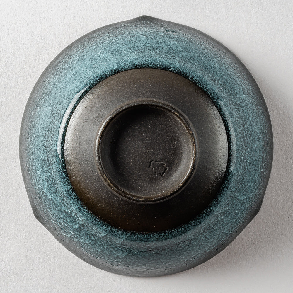 陶房薄氷 水泡氷裂貫入釉 茶碗(大) 陶房薄氷 作家 川合太一 陶磁器作家もの