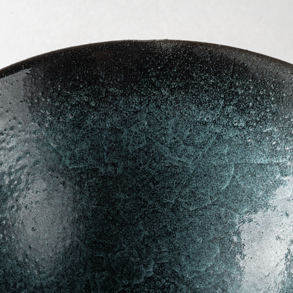 陶房薄氷 水泡氷裂貫入釉 茶碗(大) 陶房薄氷 作家 川合太一 陶磁器作家もの