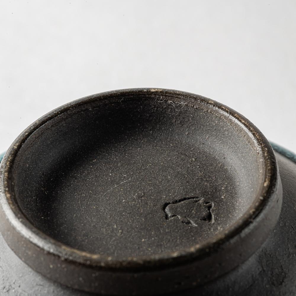 陶房薄氷 水泡氷裂貫入釉 茶碗(大) 陶房薄氷 作家 川合太一 陶磁器作家もの