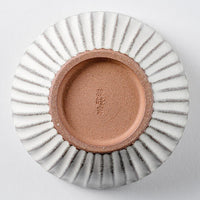 雅峰窯 鎬・碗( S )(内ターコイズブルー、外白) 丹波焼 雅峰窯 丹波焼