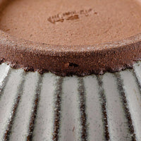 雅峰窯 鎬・碗( S )(内ターコイズブルー、外白) 丹波焼 雅峰窯 丹波焼