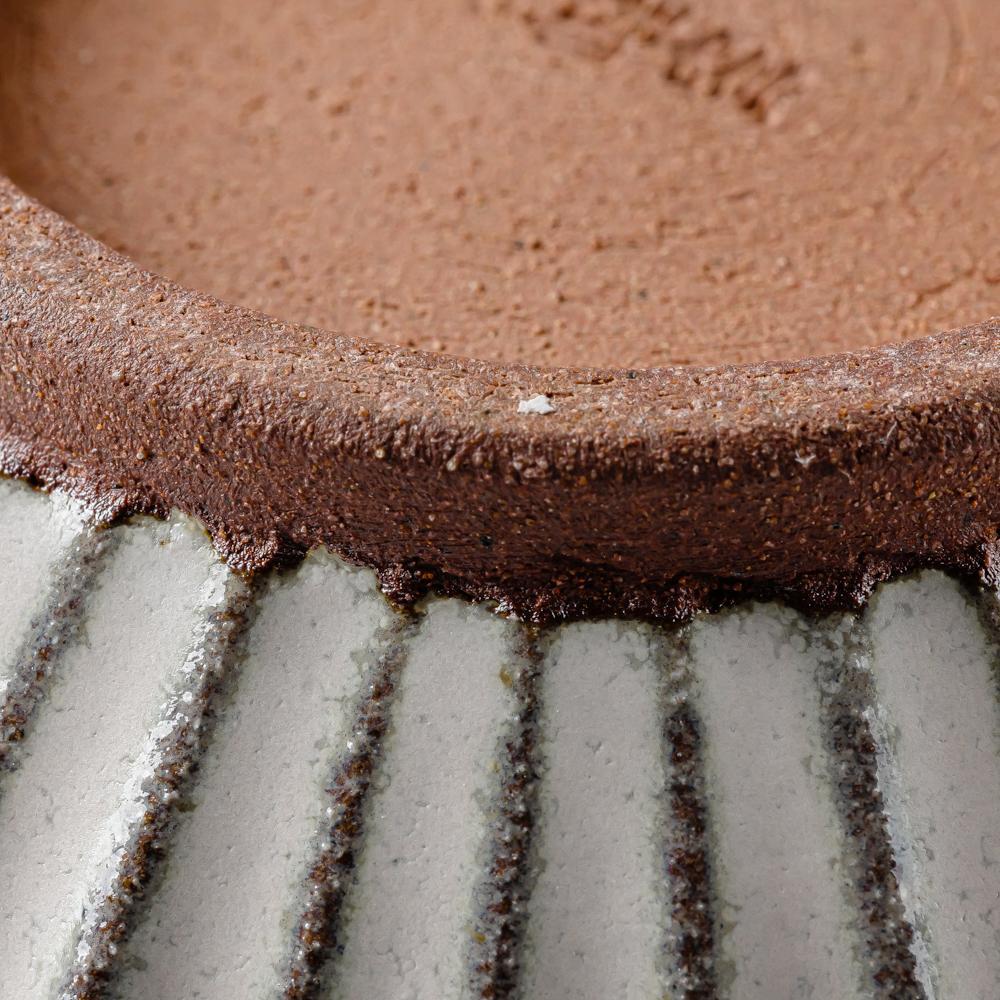 雅峰窯 鎬・碗( S )(内ターコイズブルー、外白) 丹波焼 雅峰窯 丹波焼