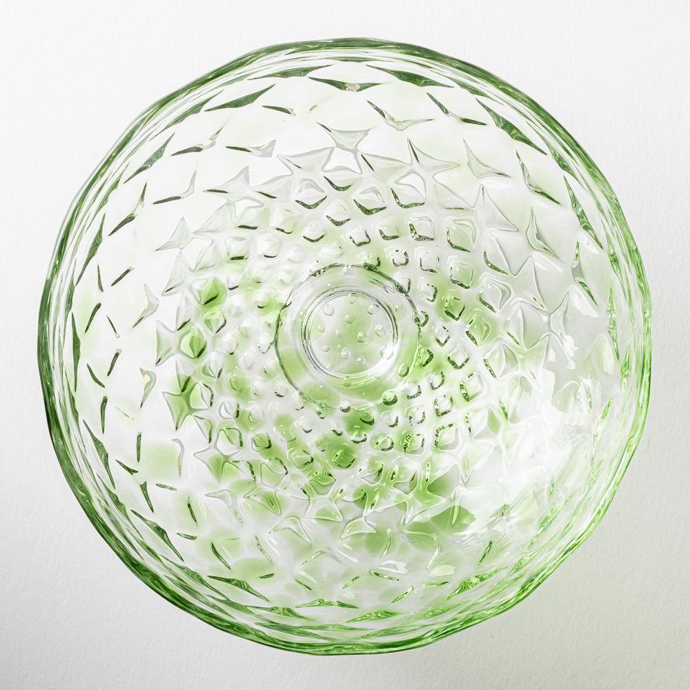 ななこ文様 コンポート 松葉色 ¥4,400 大人の焼き物