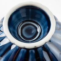 カネコ小兵製陶所 ぎやまん陶 茄子紺ブルー 高台珍味 美濃焼 カネコ小兵製陶所 美濃焼