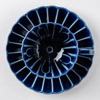 カネコ小兵製陶所 ぎやまん陶 茄子紺ブルー コーヒーカップ&ソーサー 美濃焼 カネコ小兵製陶所 美濃焼