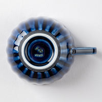 カネコ小兵製陶所 ぎやまん陶 茄子紺ブルー コーヒーカップ&ソーサー 美濃焼 カネコ小兵製陶所 美濃焼