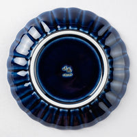 カネコ小兵製陶所 ぎやまん陶 茄子紺ブルー コーヒーカップ&ソーサー 美濃焼 カネコ小兵製陶所 美濃焼