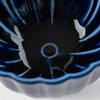 カネコ小兵製陶所 ぎやまん陶 茄子紺ブルー コーヒーカップ&ソーサー 美濃焼 カネコ小兵製陶所 美濃焼