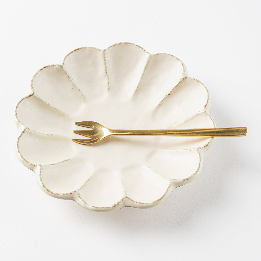 カネコ小兵製陶所 リンカ 白練 15.5プレート 美濃焼 カネコ小兵製陶所 美濃焼