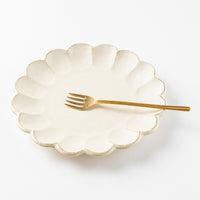 カネコ小兵製陶所 リンカ 白練 24プレート 美濃焼 カネコ小兵製陶所 美濃焼