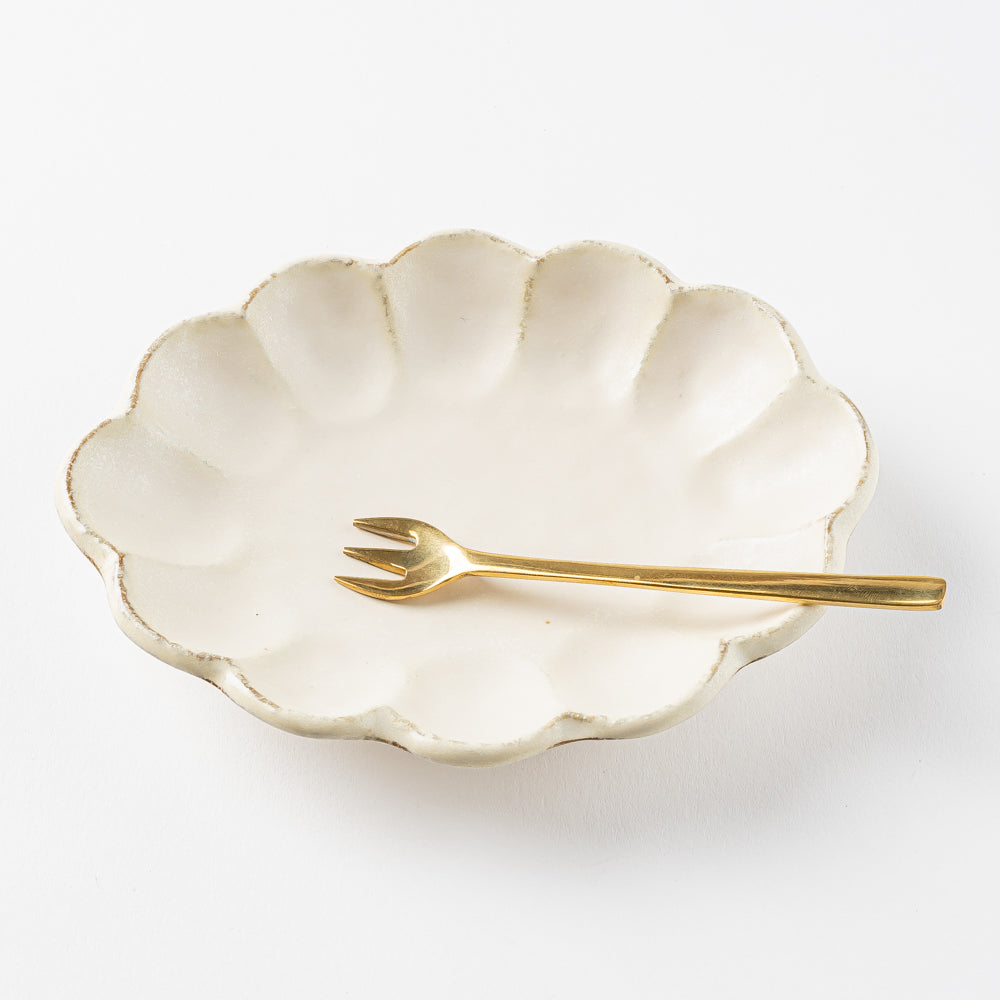 カネコ小兵製陶所 リンカ 白練 18オーバルプレート 美濃焼 カネコ小兵製陶所 美濃焼