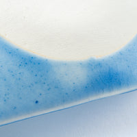 作家 柴田礼美 しずく皿20-風船/ブルー 作家 柴田礼美 陶磁器作家もの