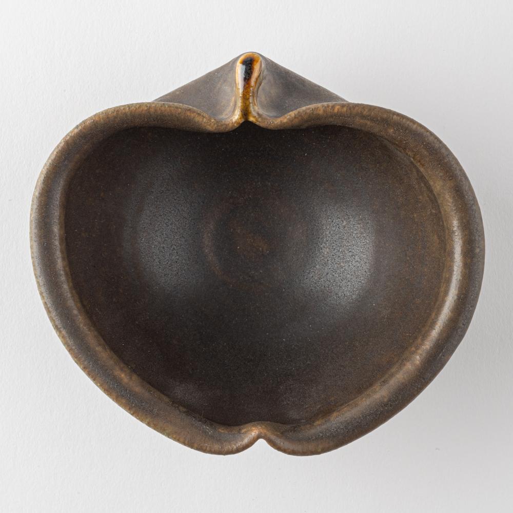 古谷製陶所 サビ釉 りんご鉢 小 信楽焼 古谷製陶所 信楽焼